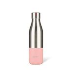 LES ARTISTES Paris A-4373 Bottle'Up Termos, 500 ml, BPA içermeyen termos, tekrar kullanılabilir, 12 saat sıcak ve 24 saat soğuk tutar, Paslanmaz Çelik, Bölünmüş Pembe Tasarım