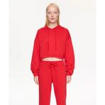 Les Benjamins LB24FWESSFUHD-302-001 Kırmızı Essentials Hoodie 302 Kadın Sweatshirt
