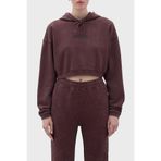 Les Benjamins Logolu Kapüşonlu Relaxed Fit Crop Sweat Bayan SWEAT LB23FWFRWFUHD