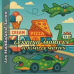Les Dino-Mobiles aux mille motifs: Des véhicules rigolos tout droit sortis de la préhistoire - Les mandalas d'Aaron