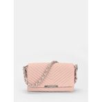 Les Visionnaires IRISQUILTINGSILKYLEATHER9006 Pembe 17x7x25 cm Deri Kadın Çapraz Çanta