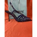Lescarpe LES06 Lacivert Kadın Topuklu Ayakkabı Stiletto
