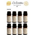 lescentus Favori Set Beyaz Sabun Esansiyel Uçucu Koku Yağı Buhurdanlık Difüzör Esansı Oda Ortam Kokusu 8X10ml