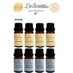 lescentus Favori Set Mango-Lavanta Esansiyel Uçucu Koku Yağı Buhurdanlık Difüzör Esansı Ortam Kokusu 8X10ml