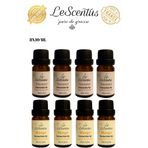 lescentus Hindistan Cevizi- Mango Esansiyel Uçucu Koku Yağı Buhurdanlık Difüzör Esansı Oda Ortam Kokusu 8X10ml