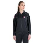 Lescon 23N-2128 Siyah Fermuarlı Kapüşonlu Kadın Sweatshirt