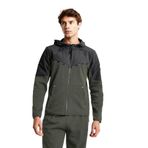 LESCON Erkek Kapüşonlu Sweatshirt, Haki, L Beden