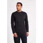 Lescon Erkek Uzun Kol T-Shirt 25S-1261-25N - Siyah - M