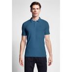 Lescon Indigo Erkek Kısa Kollu Polo Yaka T-Shirt 24S-1275-24B - Mavi
