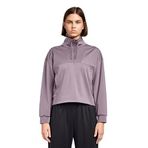 Lescon Kadın Antrenman Yarım Fermuarlı Sweatshirt 25B-2052 25BTBA002052, Pembe, L