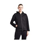 LESCON Kadın Kapüşonlu Sweatshirt, Siyah, XS