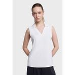 Lescon Kadın Polo Yaka Atlet 26Y-2114 - Beyaz - XS