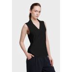 Lescon Kadın Polo Yaka Atlet 26Y-2114 - Siyah - XS