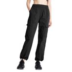 LESCON Kadın Slim Fit Yüksek Bel Pantolon, Siyah, S