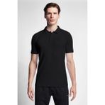 Lescon-Siyah Erkek Kısa Kollu Polo Yaka T-shirt 24S-1275-24B