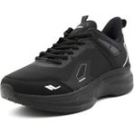 Lescon Zoom 3 Unisex Spor Ayakkabı Siyah Suni Deri-Tekstil Malzeme Düz Taban Bağcıklı