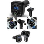 LESGO MANESSA Car X8 Araç Fm Transmitter Bluetooth Usb Mp3 Sd Kart Çakmaklık Girişli Oto Müzik Çalar Kiti