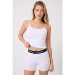 LESPADON COTTON ARMOUR™ Nefes Alabilir Esnek Yumuşak Örme Pamuk Premium Kadın Uzun Şort