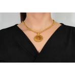 Lesperas 22 Ayar Altın 11.70 Gram Yatırımlık Osmanlı Tuğralı Dorikalı Kolye Ucu