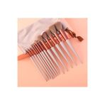 Lesvip's 13'lü makyaj fırçası seti kılıflı brush set