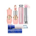 Lesvip's 3'lü Dudak Bakım Seti - Çiçekli Ruj & Ultra Dudak Nemlendirici & Prenses Lip Balm