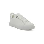 Letao Erkek Siyah Beyaz Sneaker Ayakkabı, Beyaz, 40