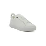 Letao Erkek Siyah Beyaz Sneaker Ayakkabı, Beyaz, 41