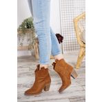 LETAO- Kadın Taba Topuklu Western Günlük Bot (Taba / 39)
