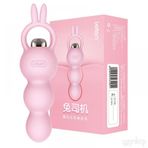 Leten Boğumlu 7 Hız Modlu Süper Silikon Titreşimli Anal Plug-3