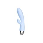 Leten Kalite Silikon G-Spot Ve Klitoris Uyarıcı Şarjlı Vibratör Mavi