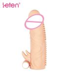 Leten Model 2 Titreşimli Klitoris Uyarıcı Penis Kılıfı