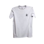 lethe boards Modal-Pamuk Kumaş Oversize Tişört Nefes Alabilen Baskılı Bisiklet Yaka Beyaz Kadın T-shirt