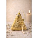 Lethe Design El Yapımı Balmumu Tütsü – %100 Doğal Bitkili Kokulu mum, ritüel, meditasyon (Üçgen Form,35-40 gr)