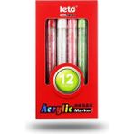 Leto Akrilik 12 Adet Marker Kalem Seti - 41 Delft Blue