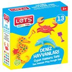 Lets 13 Parça Deniz Hayvanları Oyun Hamuru Seti