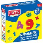 Lets 23 Parça Rakamlar Oyun Hamuru Seti