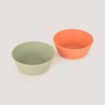 Let's Be Child LC Yuvarlak Kase 2'li Sage Green - Peach