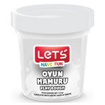 Lets Beyaz 115 gr Şeffaf Bardak Tek Renk Oyun Hamuru