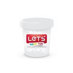 Lets Beyaz Tek Renk Oyun Hamuru 150 Gr 2 Adet