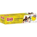 Let's Guaj Boya 25 ml 6 Renk L-5150 Renkli Kırtasiye Ürünü 6 Parça Set