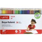 Lets Kuru Boya Kalemi 36 Lı Metal Kutu