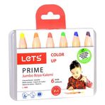 Lets L-4600 6 Renk Prime Jumbo Boya Kalemi
