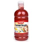 Lets L-5008 Kahverengi 500 ml Parmak Boyası
