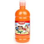 lets l-5102 guaj boya plastik şişe turuncu 500 ml. - Yok