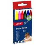 Lets L-6506 6 Renk Metalik Jumbo Mum Boya