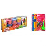 Lets L83100 10 Renk 560 gr Oyun Hamuru + L8416 10 Parça Oyun Hamuru Kalıbı