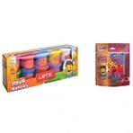 Lets L83100 10 Renk 560 gr Oyun Hamuru+L8417 10 Parça Oyun Hamuru Kalıbı
