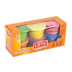 Lets L8346 Fosforlu 6 Renk 600 gr Oyun Hamuru