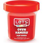 Lets Oyun Hamuru Tek Renk Kırmızı 110 GR L8440-2