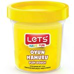 Lets Oyun Hamuru Tek Renk Sarı 110 GR L8440-1
